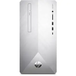 HP Pavilion 595-p0020nl DDR4-SDRAM i7-8700 Mini Tower Intel® Core™ i7 di  ottava generazione 8 GB 1000 GB HDD Windows 10 Home PC Argento, Nero