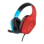 Trust GXT 416S Zirox Auricolare Cablato A Padiglione Giocare Nero, Ciano, Rosso Trust GXT 416S Zirox Auricolare Cablato A Padiglione Giocare Nero, Ciano, Rosso