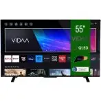 Toshiba Smart TV 55'' QLED 55QV2363DA, VIDAA TV QLED 4K 55 Pollici, Compatibile con Alexa, DVB-T2, Tecnologia LED, Dolby Vision HDR10, HDMI 2.1