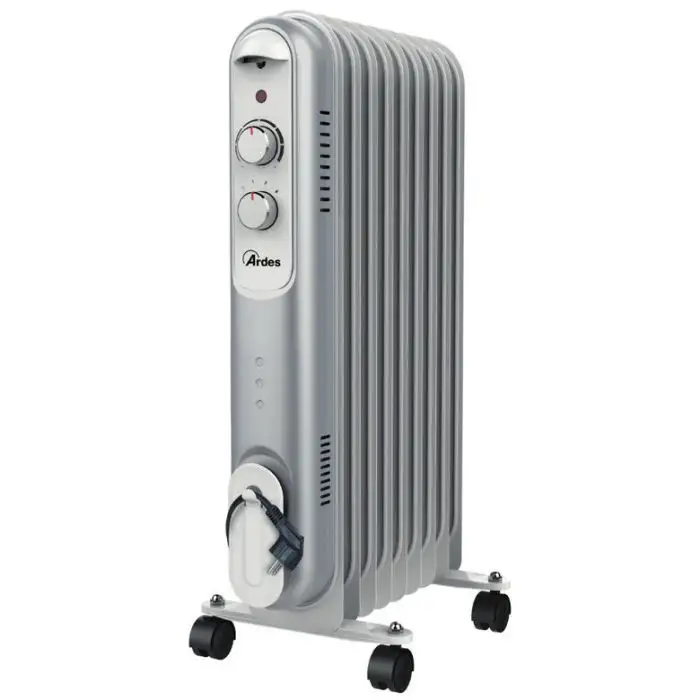 Ardes AR4R09S stufetta elettrica Interno Nero, Grigio, Bianco 2000 W Riscaldatore ambiente elettrico a olio main product photo