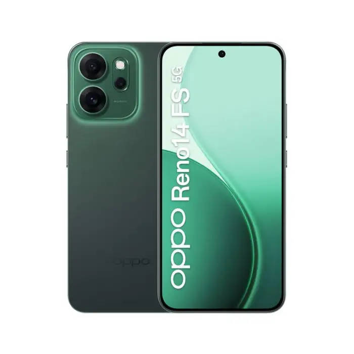 OPPO Reno14 FS Smartphone 5G 16,7 cm (6.57") Doppia SIM Android 15 USB tipo-C 12 GB 512 GB 6000 mAh Verde main product photo