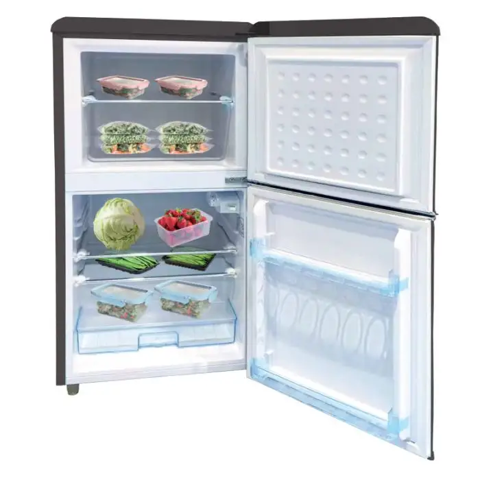 DCG Eltronic MF110BCDP Frigorifero con Congelatore Libera installazione Doppia Porta 110 L Nero , 154206 , Immagine 2