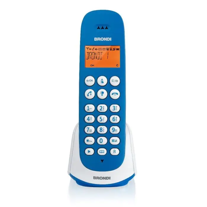 Brondi Adara Telefono DECT Identificatore di chiamata Blu, Bianco main product photo
