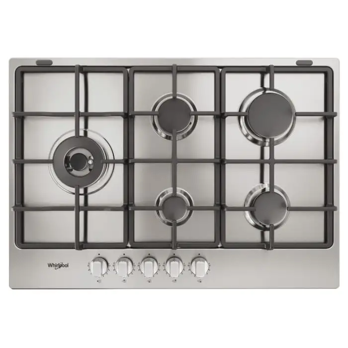 Whirlpool TGML 761 IX R Acciaio inossidabile Da incasso 73 cm Gas 5 Fornello(i) main product photo