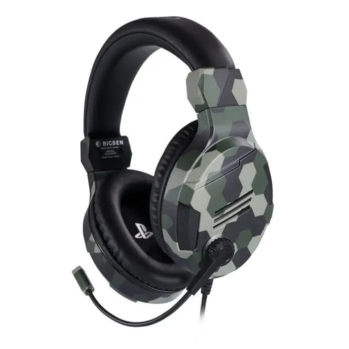 Bigben Interactive PS4OFHEADSETV3G cuffia e auricolare Cablato A Padiglione Giocare Mimetico main product photo