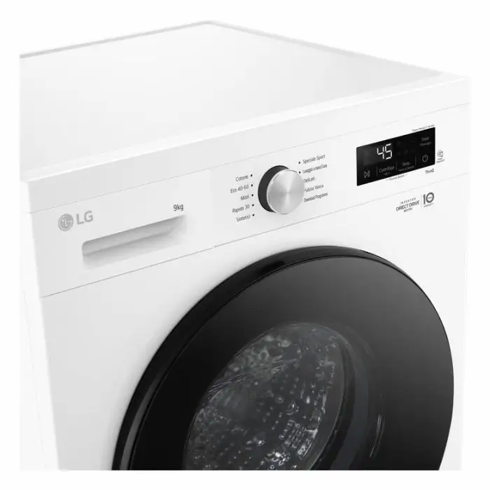 LG F4NX1009NWB Lavatrice smart 9kg, Classe A, 1400 giri, 6 Motion, Allergy Care, Bianca , 156184 , Immagine 16