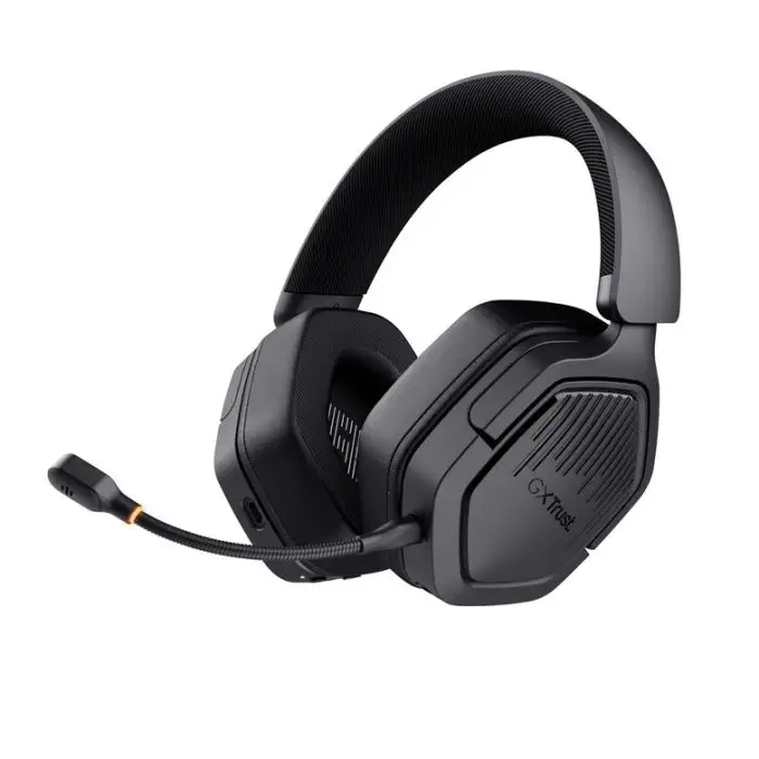 Trust GXT 493 Carus Auricolare Con cavo e senza cavo A Padiglione, Casco Gaming USB Type-C / USB Type-A Bluetooth Nero main product photo