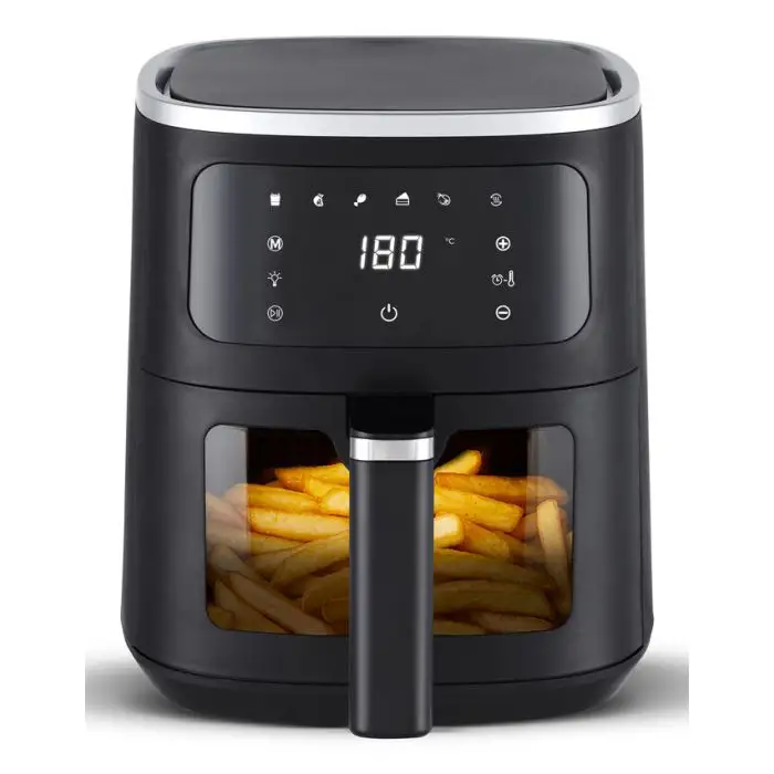 Hyundai CHN-FA6IDB friggitrice Singolo 6 L Indipendente 1500 W Friggitrice ad aria calda Nero main product photo
