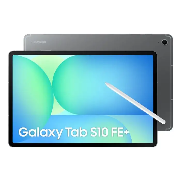 Samsung Galaxy Tab S10 FE+, Android Tablet, Display 13.1"LCD, Wifi, RAM 8GB, 128GB, 10.090 mAh, S Pen, Android 15, IP68, Gray main product photo
