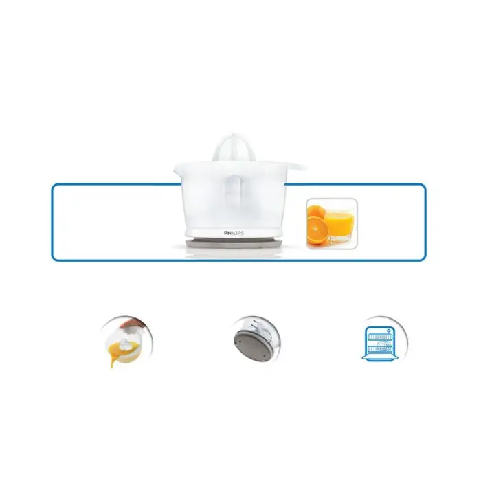Philips Daily Collection Spremiagrumi 25 W, 0,5 l, riavvolg. auto., custodia cavo , 81480 , Immagine 3