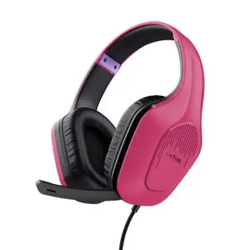 Trust GXT 415P Zirox Auricolare Cablato A Padiglione Giocare Rosa , 151525