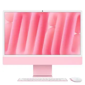 Apple iMac 24"Retina Display 4,5K, Chip M4 con CPU 10‑core, GPU 10‑core, 16GB, 256GB SSD, Rosa , 156507