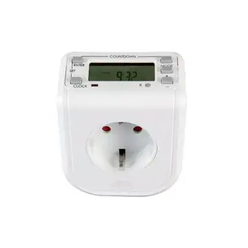 nuovaVideosuono 50141 timer elettrico Bianco , 151811