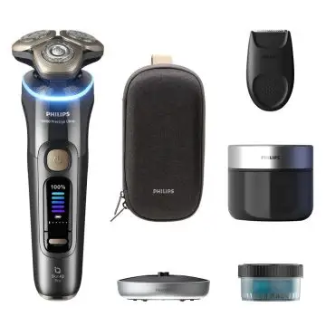 Philips i9000 Prestige Ultra XP9402/31 Rasoio elettrico Wet & Dry con SkinIQ Pro , 160179