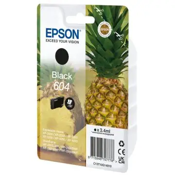 Epson 604 cartuccia d'inchiostro 1 pz Originale Nero , 144608