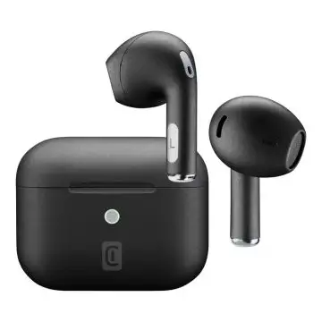 Cellularline CRYSTAL Auricolari Bluetooth® con Environment Noise Cancelling Nero , 142273