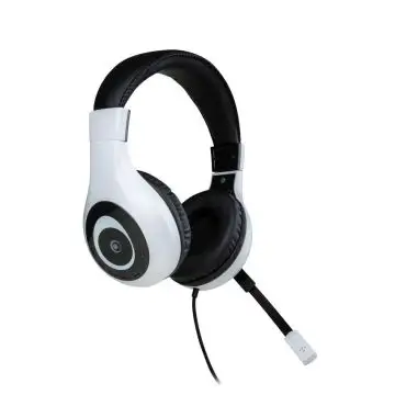 Bigben Interactive Wired Stereo Gaming Headset V1 Cuffie Cablato A Padiglione Giocare Nero, Bianco , 138054