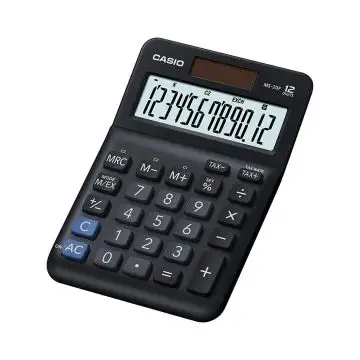 Casio MS-20F calcolatrice Desktop Calcolatrice di base Nero , 152009