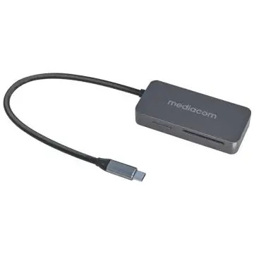Mediacom MD-S405 lettore di schede USB 3.2 Gen 1 (3.1 Gen 1) Type-C Alluminio , 144891