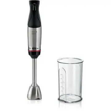 Bosch Serie 6 MSM6M610 frullatore Frullatore ad immersione 1000 W Nero, Stainless steel , 151336