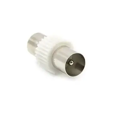 Nuova Video Suono Adattatore 9/27 2 Prese Antenna Maschio Maschio Bianco , 151536