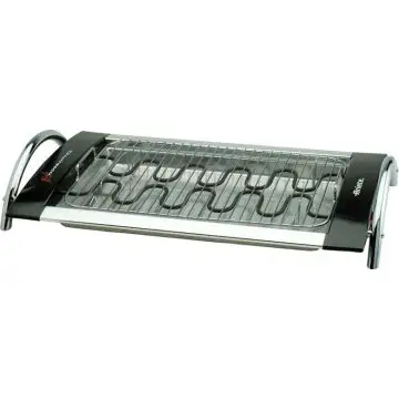 Ariete 732 Grill Da tavolo Elettrico Nero, Argento 2000 W , 64547