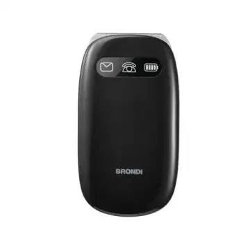 Brondi Amico Comfort 7,11 cm (2.8") Nero Telefono di livello base , 146138