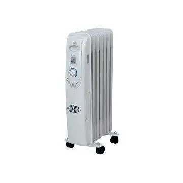 DCG Eltronic RA2807 stufetta elettrica Nero, Bianco 1500 W Radiatore , 67177