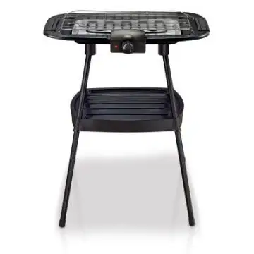 Necchi NJA802T-1S barbecue per l'aperto e bistecchiera Grill Skottel braai Elettrico Nero 2000 W , 147241