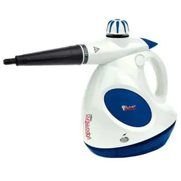 Polti Vaporetto First Pulitore a vapore portatile 0,2 L 1000 W Blu, Bianco , 71625