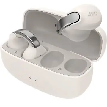 JVC HA-NP1T auricolari True Wireless a orecchino Bluetooth 5.3 Bianco , 157479