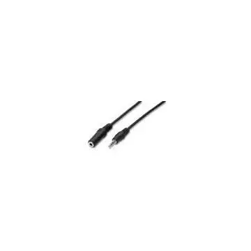 nuovaVideosuono 3.5mm 5m M-F cavo audio Nero , 21803