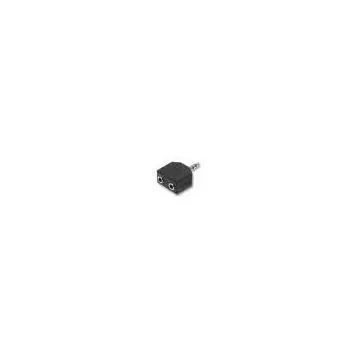 nuovaVideosuono 3.5mm-2x3.5mm M-F Nero , 21810