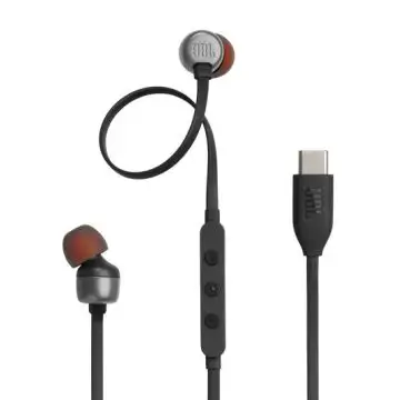 JBL Tune 310C Auricolare Cablato In-ear Musica e Chiamate USB tipo-C Nero , 153670