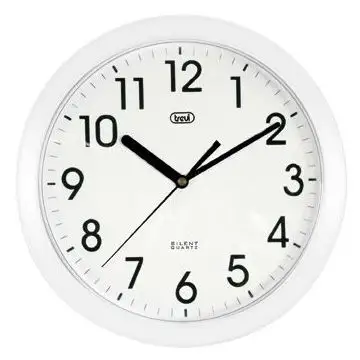 Trevi OM 3301 Orologio da parete in quarzo Cerchio Bianco , 68676