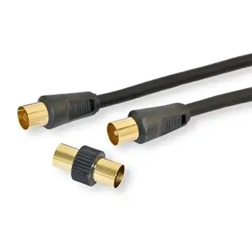 nuovaVideosuono 2m IEC/IEC cavo coassiale Nero , 75340