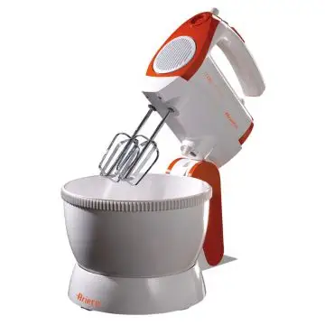 Ariete 1565/1 Sbattitore con base 300 W Rosso, Bianco , 75709