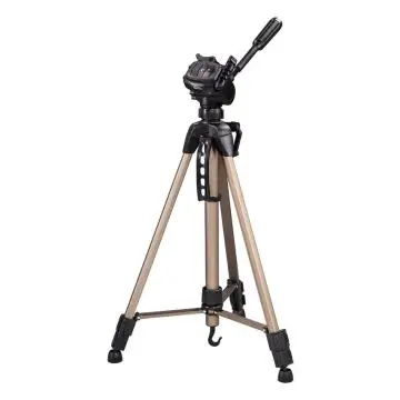 Hama Treppiedi "Star 61", argento (60 - 153 cm), testa 3D con sgancio rapido,gambe in 3 sezioni, borsa per trasporto , 149270