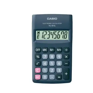 Casio HL-815L calcolatrice Tasca Calcolatrice di base Nero , 146606