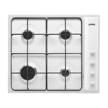 Smeg S64SB piano cottura Bianco Da incasso 60 cm Gas 4 Fornello(i) , 78656