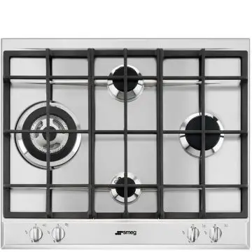 Smeg P261XGH piano cottura Acciaio inossidabile Da incasso Gas 4 Fornello(i) , 86488