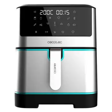 Cecotec 04984 friggitrice Singolo 8 L Indipendente 1800 W Friggitrice a basso contenuto di grassi Nero, Stainless steel , 151792