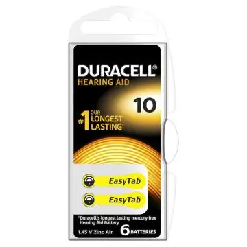 Duracell EasyTab 10 PR70 6er Blister - 1,45 V , 79804