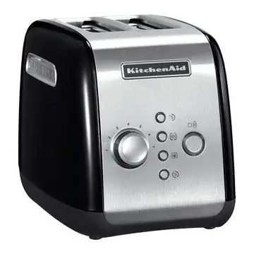 KitchenAid 5KMT221 2 fetta/e 1100 W Nero, Acciaio inossidabile , 116025
