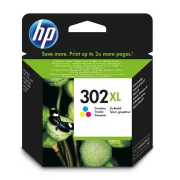 HP Cartuccia originale inchiostro tricromia ad alta capacità 302XL , 129485