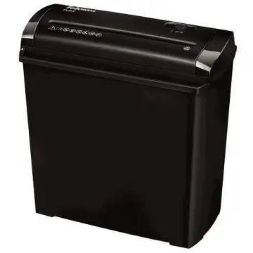 Fellowes P-25S distruggi documenti Taglio a striscia 22 cm Nero, Grigio , 102758