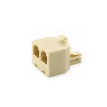 nuovaVideosuono 20/04 adattatore per inversione del genere dei cavi 6p4c 2 x 6p4c Bianco , 97168