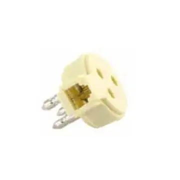 nuovaVideosuono 20/05 adattatore per inversione del genere dei cavi SIP 6p4c Bianco , 97166