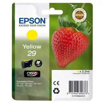 Epson Strawberry 29 Y cartuccia d'inchiostro 1 pz Originale Resa standard Giallo , 100159