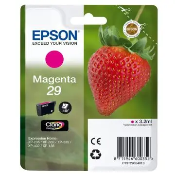 Epson Strawberry 29 M cartuccia d'inchiostro 1 pz Originale Resa standard Magenta , 100158